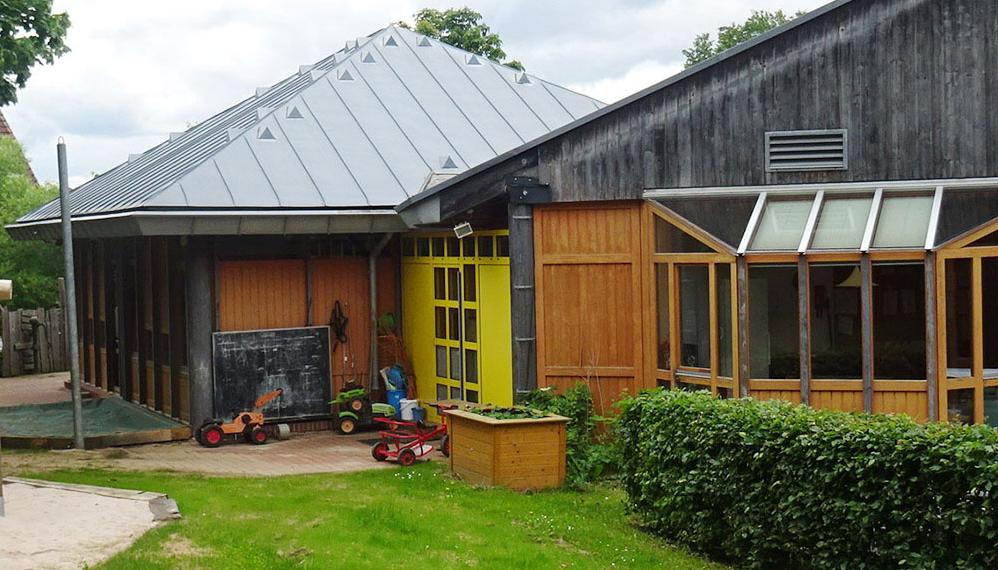 Slider Garten des Kindergarten st. wenzeslaus Litzendorf